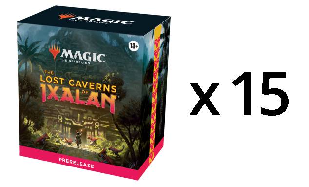 MTG The Lost Caverns of Ixalan Prerelease Pack CASE (15 Prerelease Kits)